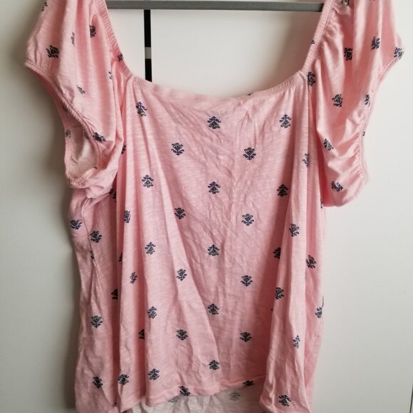 Sweet slub knit torrid shirt - Picture 3 of 8